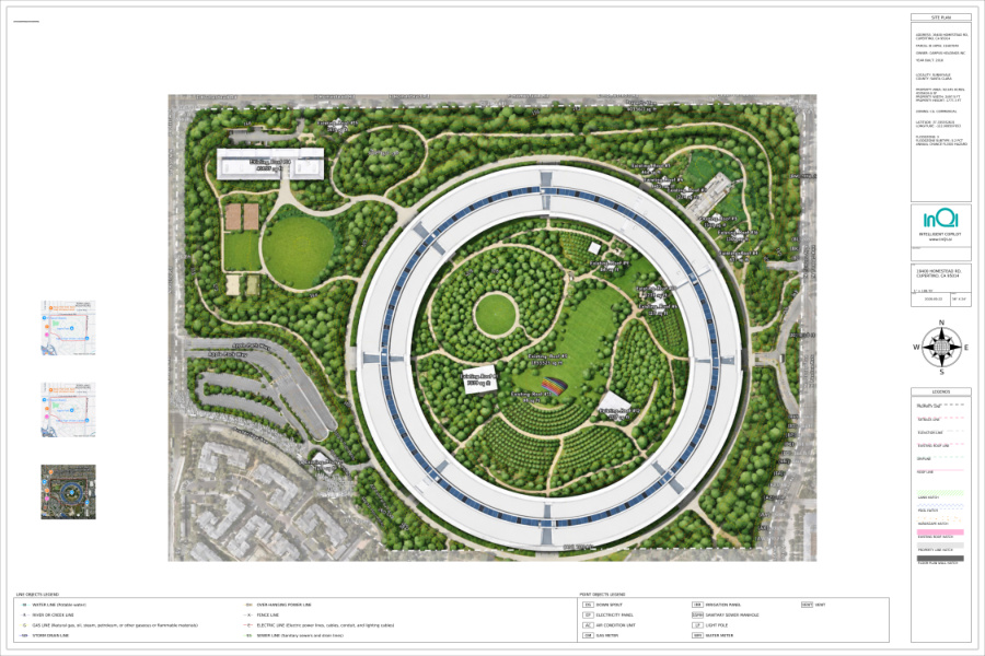 Conceptual site plan preview for 19400 Homestead Rd