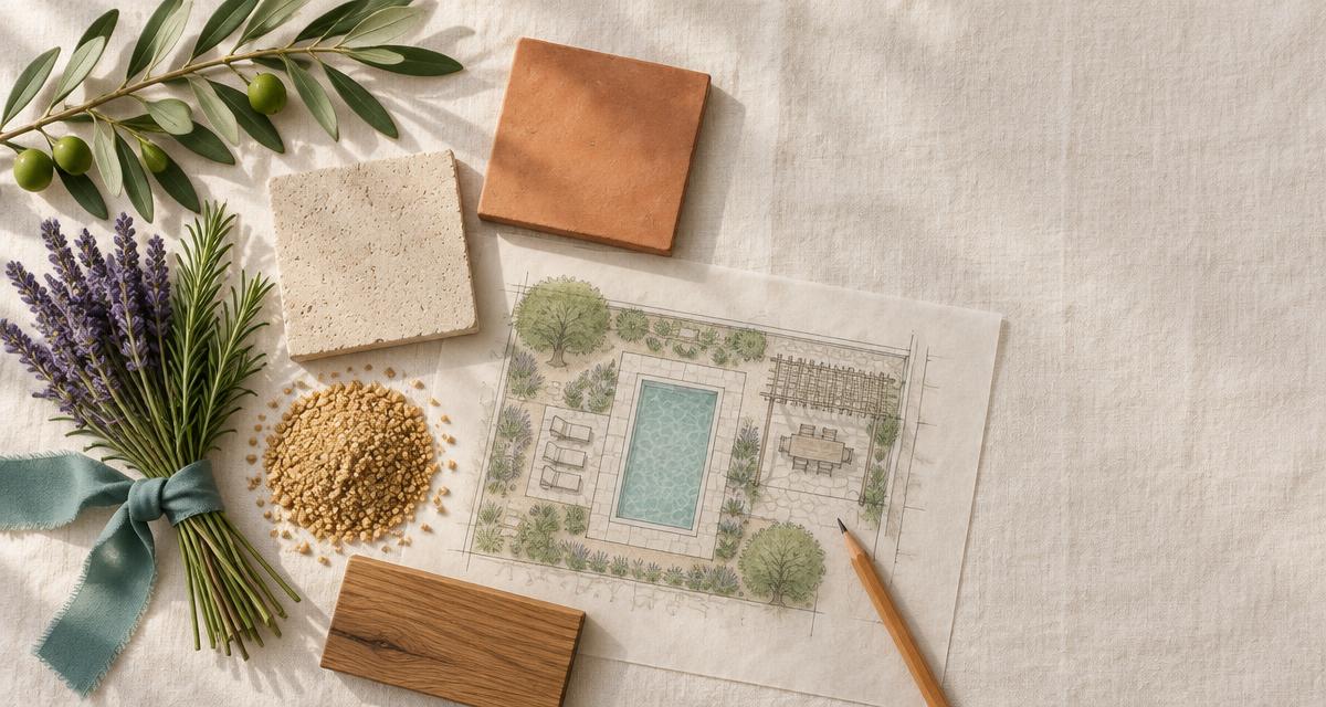 Mediterranean Backyard Design: Start With a Site Plan of Your Lot